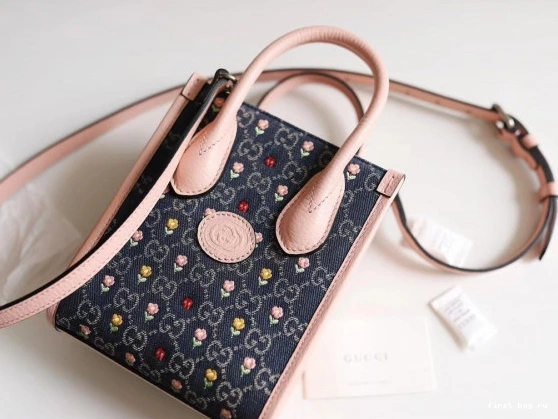 First bag ru with Interlocking G tote Gucci bag Mini 0808